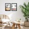 Americanflat Gallery Picture Frame - Set of 2 - Photo Frame for Wall Decor - Shatter Resistant Glass - Adjustable Hanging Hardware - Includes Easel for Tabletop Display - Black